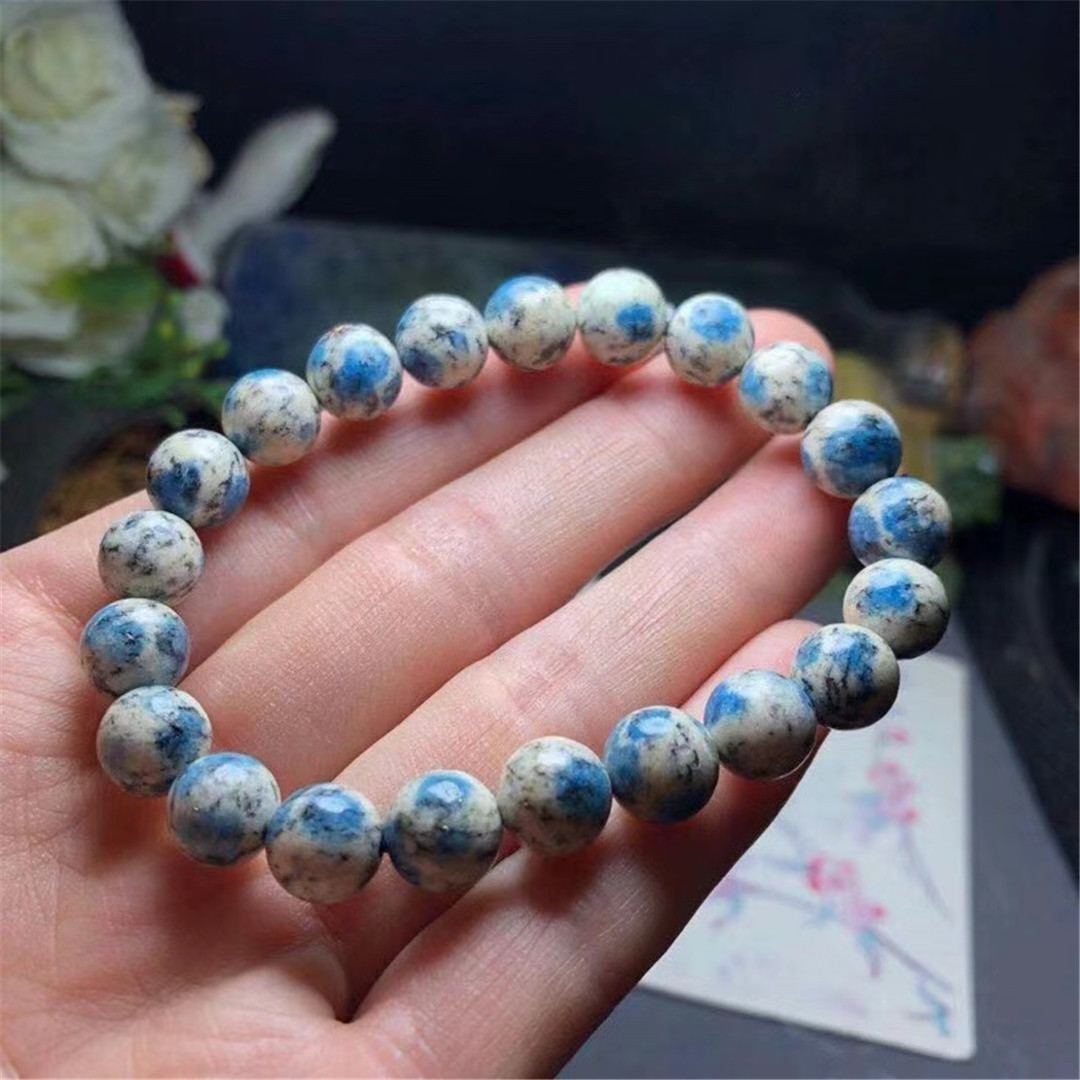 Gemstone Bracelet Healing - 9Mm Perhiasan Gelang K2 Jasper Alami
