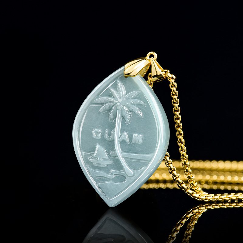 Pacific Jewelry & Watches Los Angeles - Liontin Suvenir Wisata Guam Air Laut