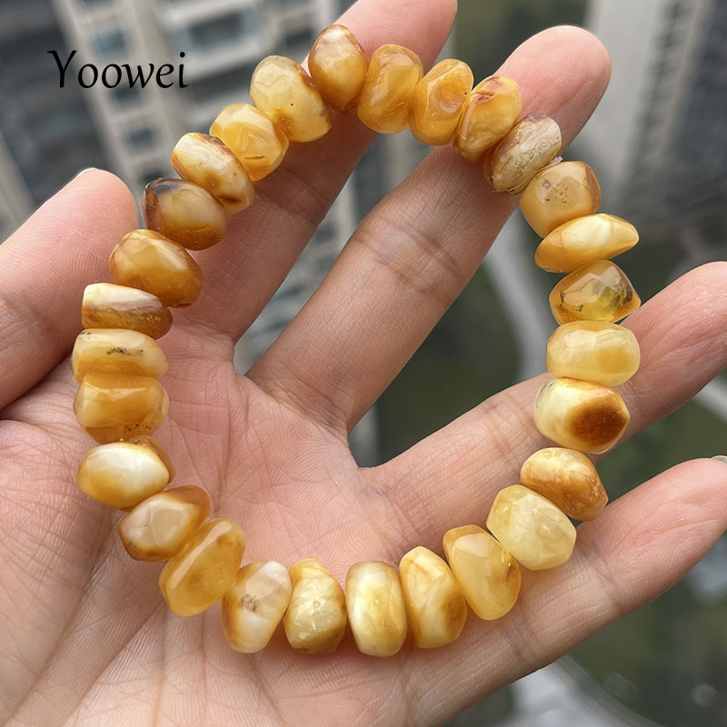Gemstone Bracelet Healing - Gelang Amber Kuning Asli 100% untuk