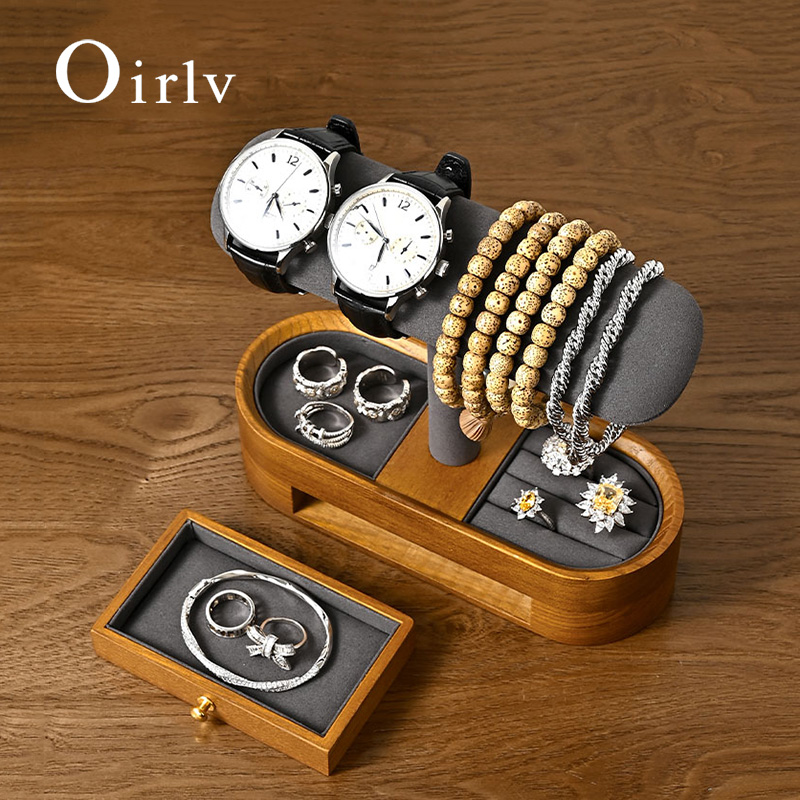 Jewelry Box Organizer Watches - Oirlv Rak Organizer Jam Tangan Kayu