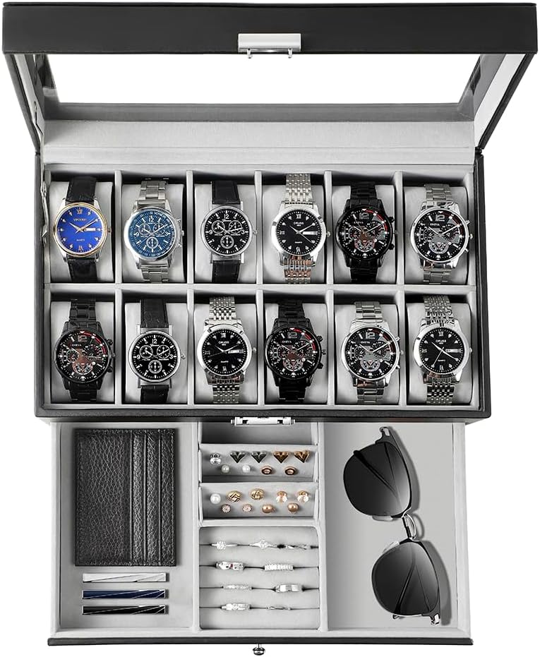 Jewelry Box Organizer Watches - Kotak Penyimpanan Jam Tangan untuk Hadiah