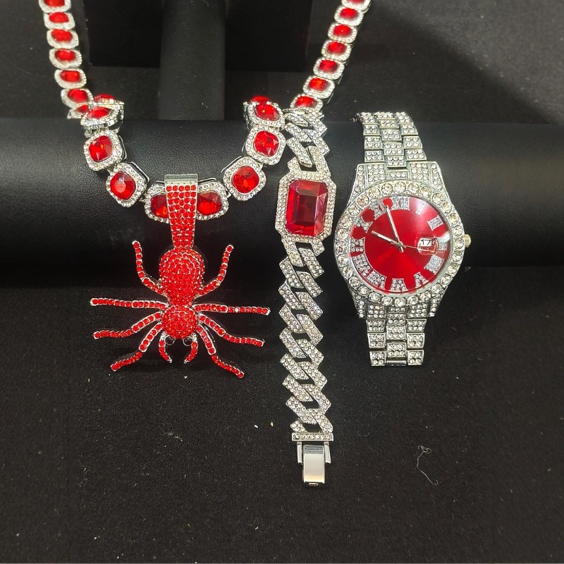 Icebox Jewelry Watches - Set Perhiasan Hip Hop untuk Pria