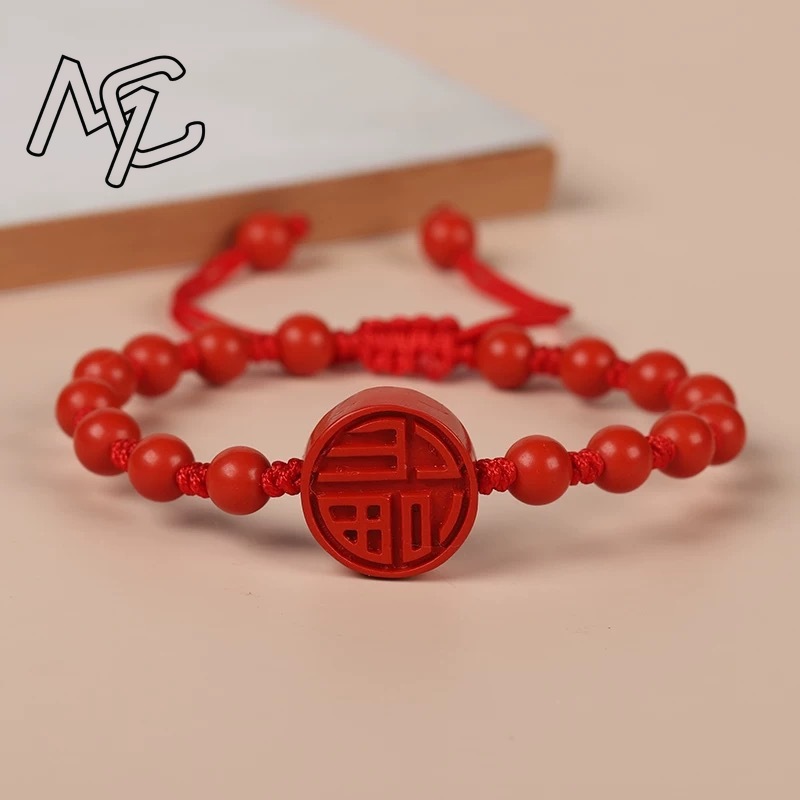 Gelang Manik-Manik Cinnabar Me - Gemstone Bracelet Healing ulasan dan harga
