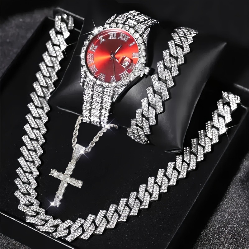 3/4 Buah Jam Tangan Pria Hip H - Icebox Jewelry Watches ulasan dan harga