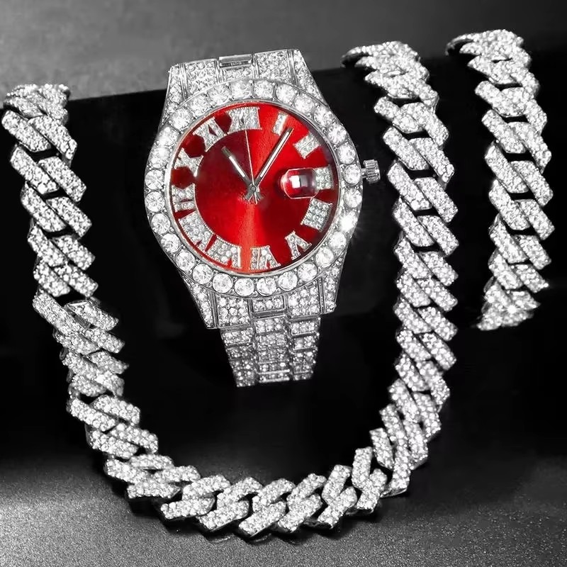 3/4 Buah Jam Tangan Pria Hip H - Icebox Jewelry Watches ulasan dan harga