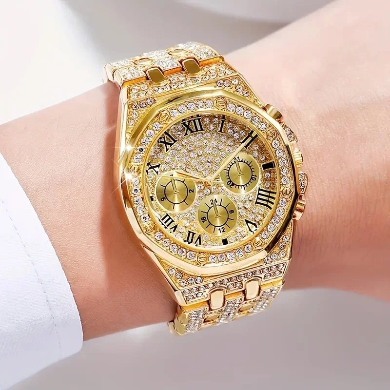 Jam Tangan Kuarsa Mewah Berbin - Icebox Jewelry Watches ulasan dan harga