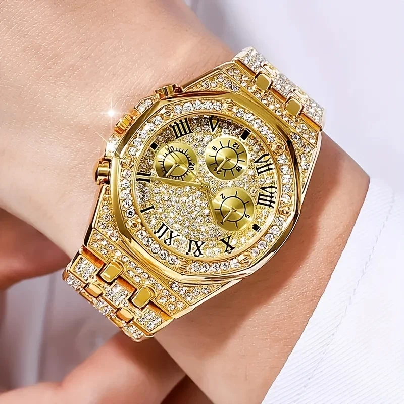 Jam Tangan Kuarsa Mewah Berbin - Icebox Jewelry Watches ulasan dan harga
