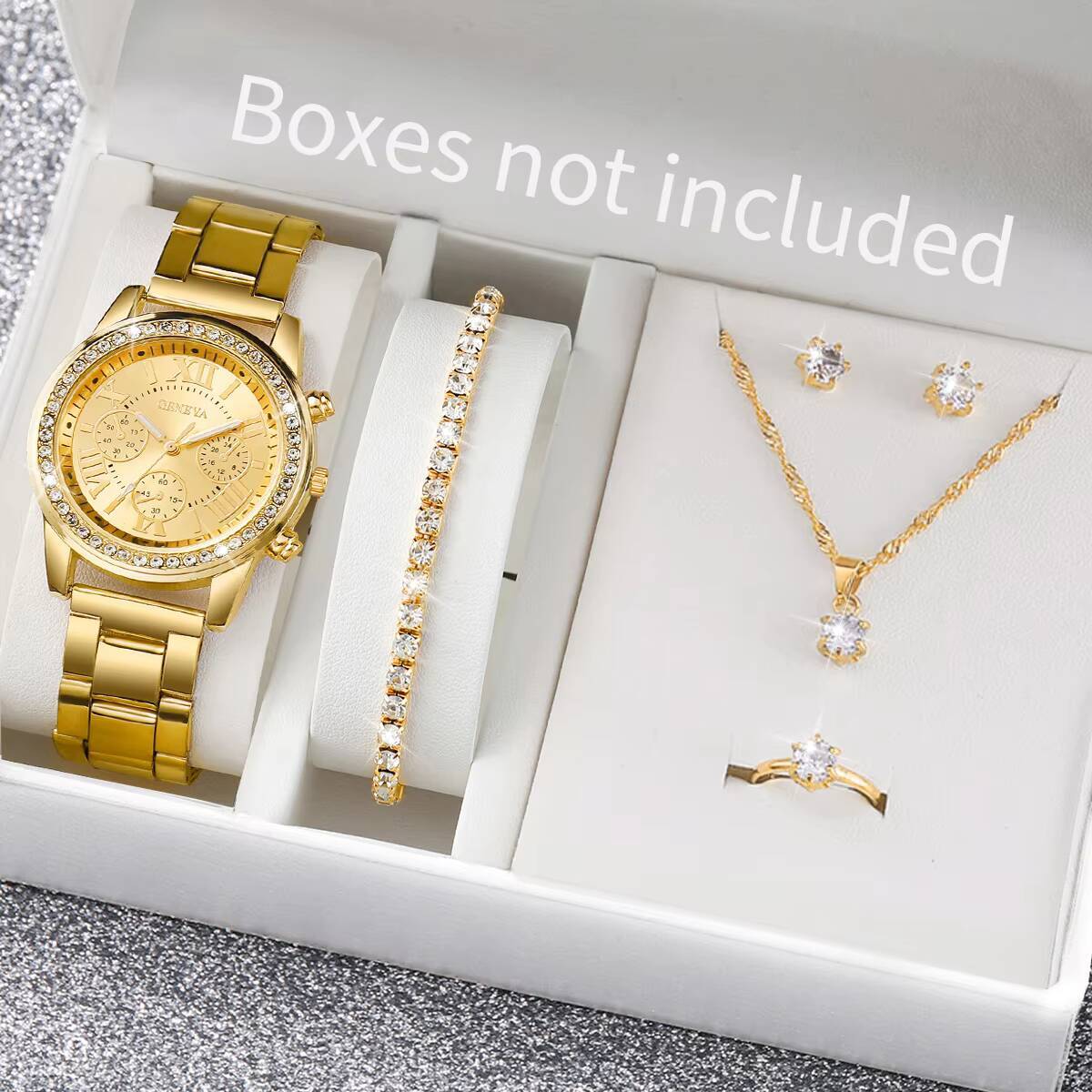 6 Buah/Set Jam Tangan Wanita B - Jewelry Box Organizer Watches ulasan dan harga
