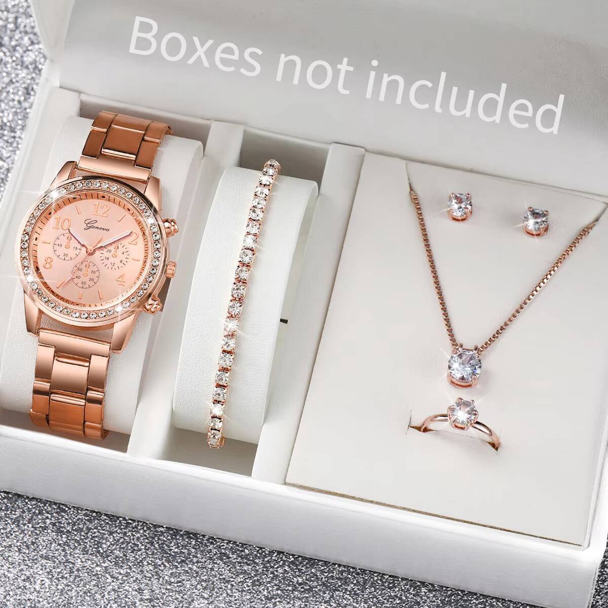 6 Buah/Set Jam Tangan Wanita B - Jewelry Box Organizer Watches ulasan dan harga