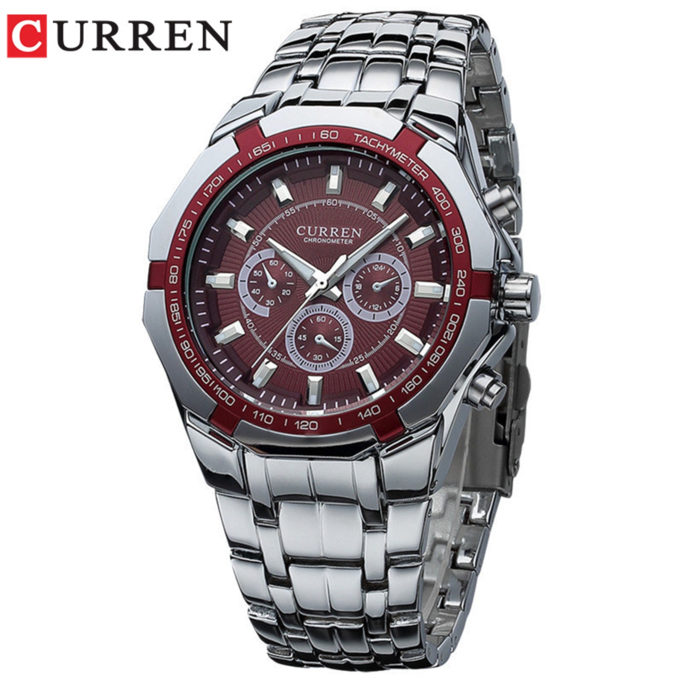 CURREN Jam Tangan Pria Olahrag - Jewellery Watch ulasan dan harga