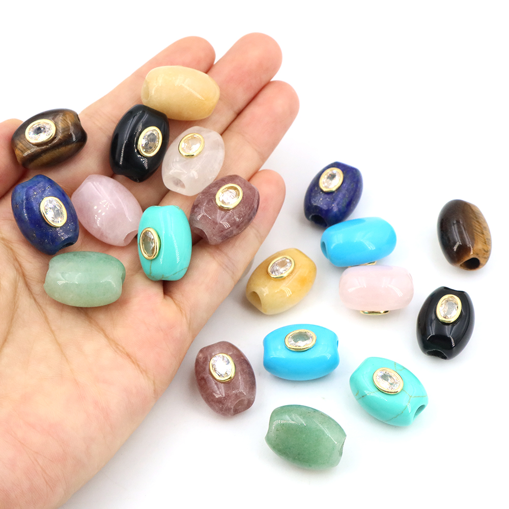 Manik-manik Batu Alam Lubang B - Gemstone Bracelet Healing ulasan dan harga
