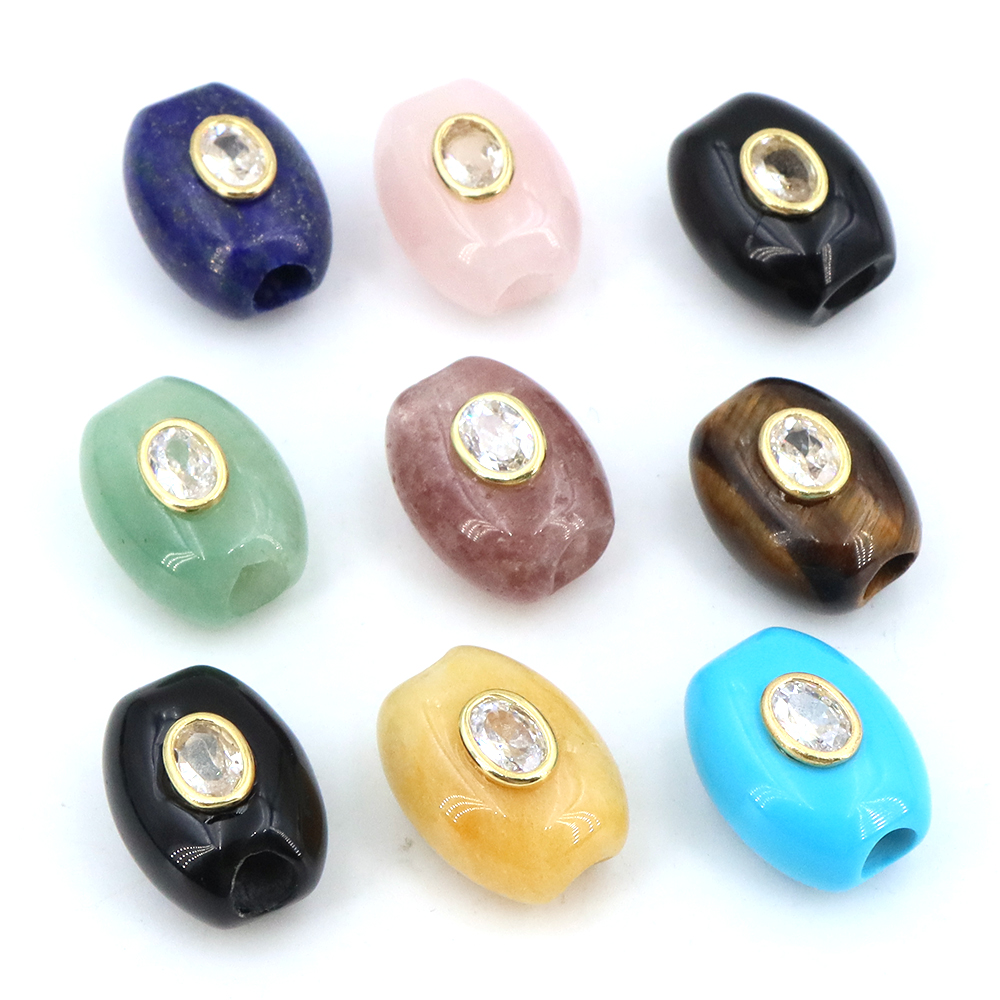 Manik-manik Batu Alam Lubang B - Gemstone Bracelet Healing ulasan dan harga
