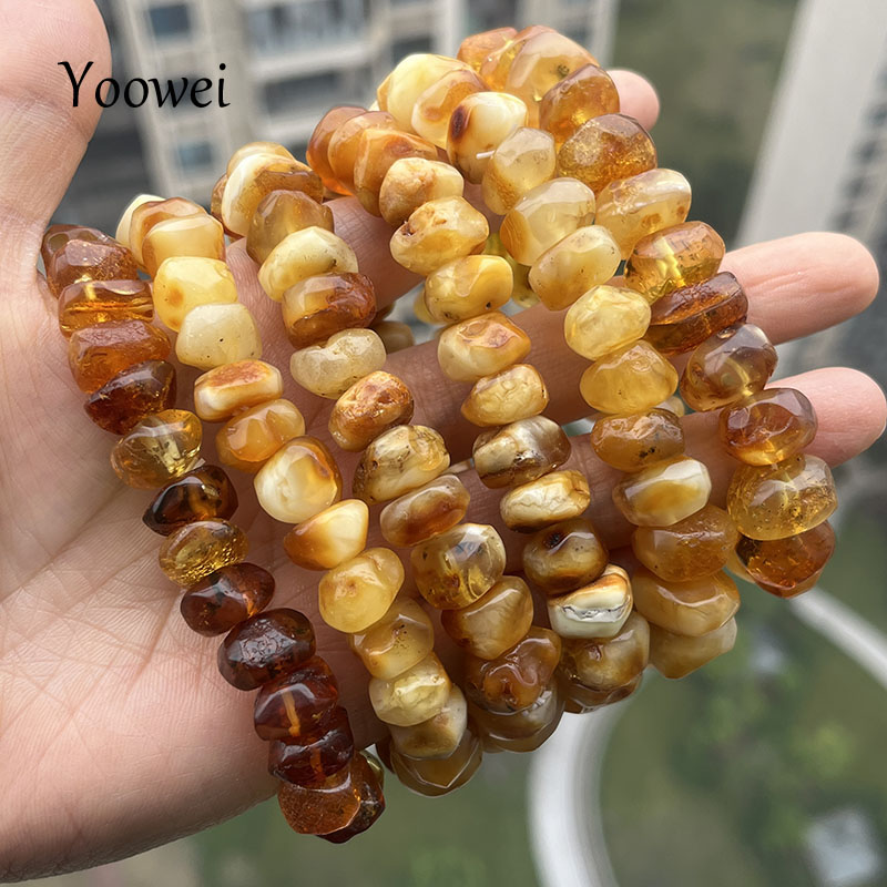 Gelang Amber Kuning Asli 100%  - Gemstone Bracelet Healing ulasan dan harga