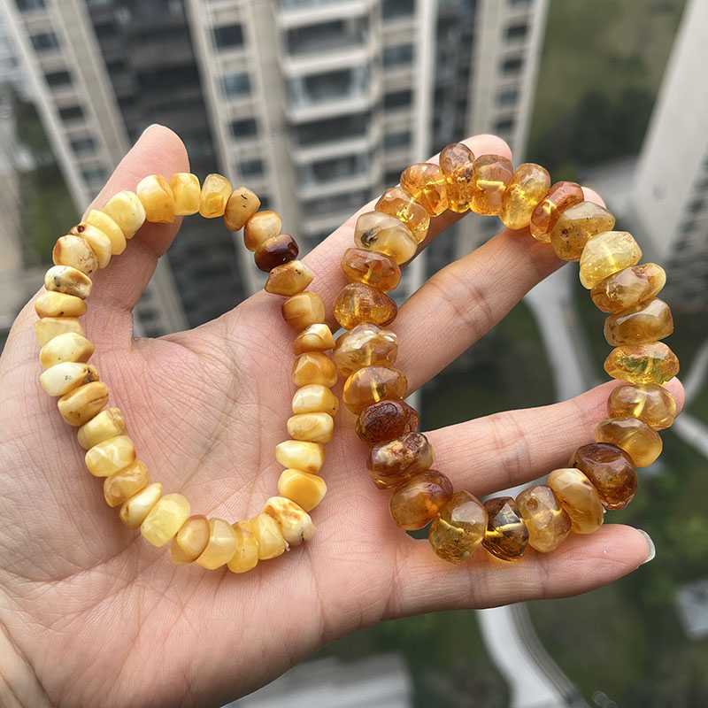 Gelang Amber Kuning Asli 100%  - Gemstone Bracelet Healing ulasan dan harga