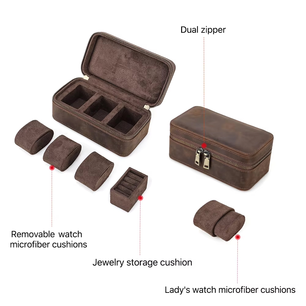 Kotak Organizer Jam Tangan Kul - Jewelry Box Organizer Watches ulasan dan harga