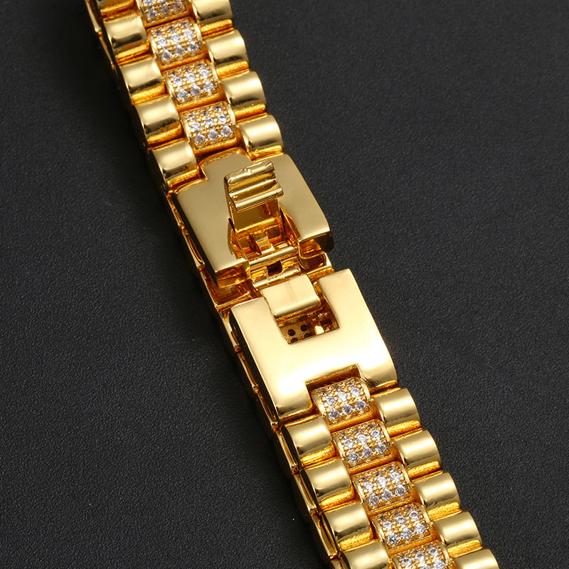 Hip Hop AAA CZ Stone Paved Bli - Icebox Jewelry Watches ulasan dan harga