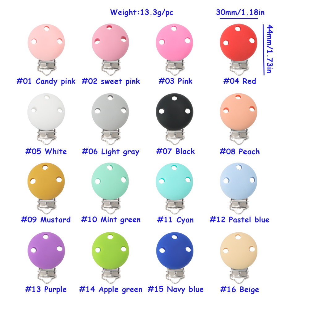 Klip silikon bayi, 10/20/50 bu - Pacific Jewelry & Watches Los Angeles ulasan dan harga