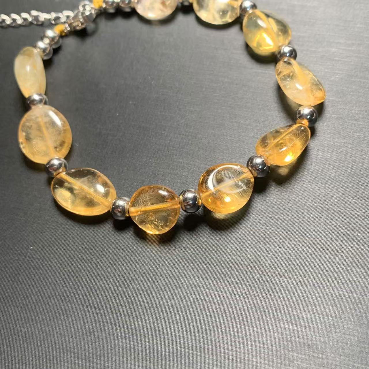 HEYYA gelang batu Citrine alam - Gemstone Bracelet Healing ulasan dan harga