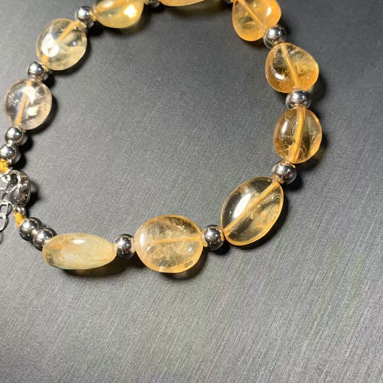 HEYYA gelang batu Citrine alam - Gemstone Bracelet Healing ulasan dan harga