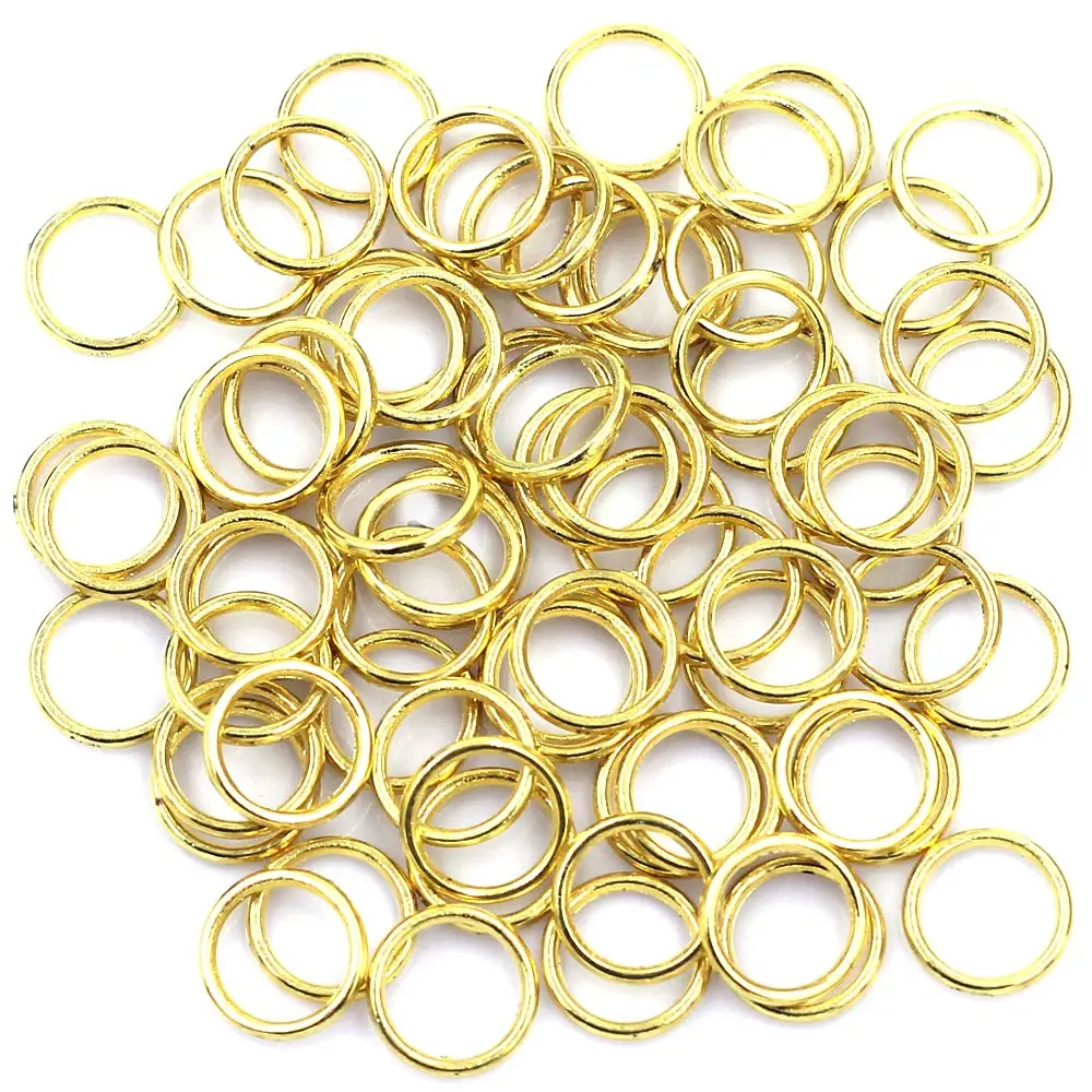 500 Buah Cincin Lompat Terbuka - Gold Plated Ring ulasan dan harga