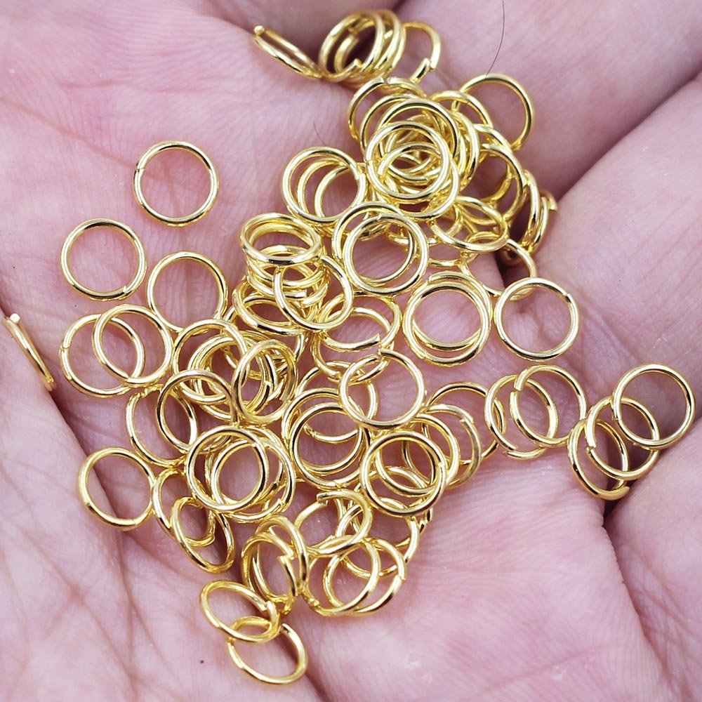 500 Buah Cincin Lompat Terbuka - Gold Plated Ring ulasan dan harga