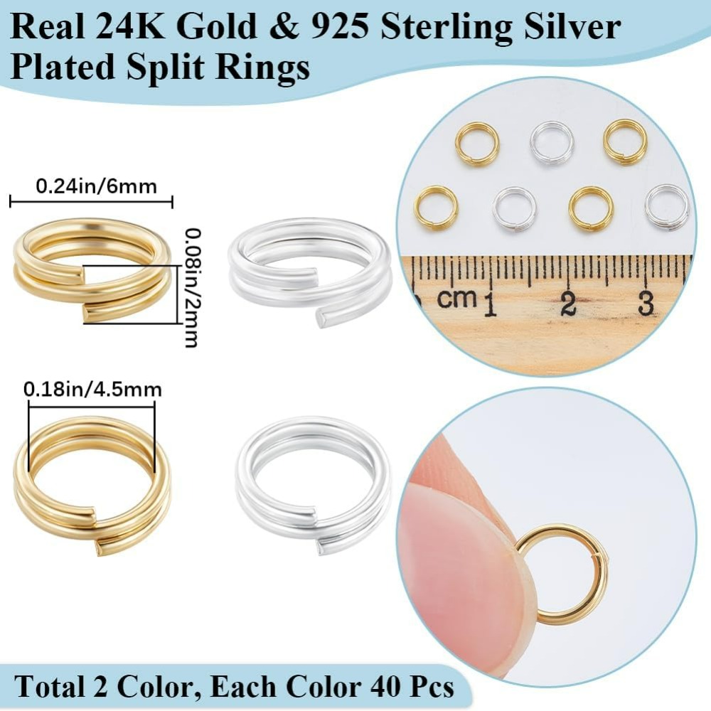 1 Kotak 80 Buah Cincin Lompat  - Gold Plated Ring ulasan dan harga