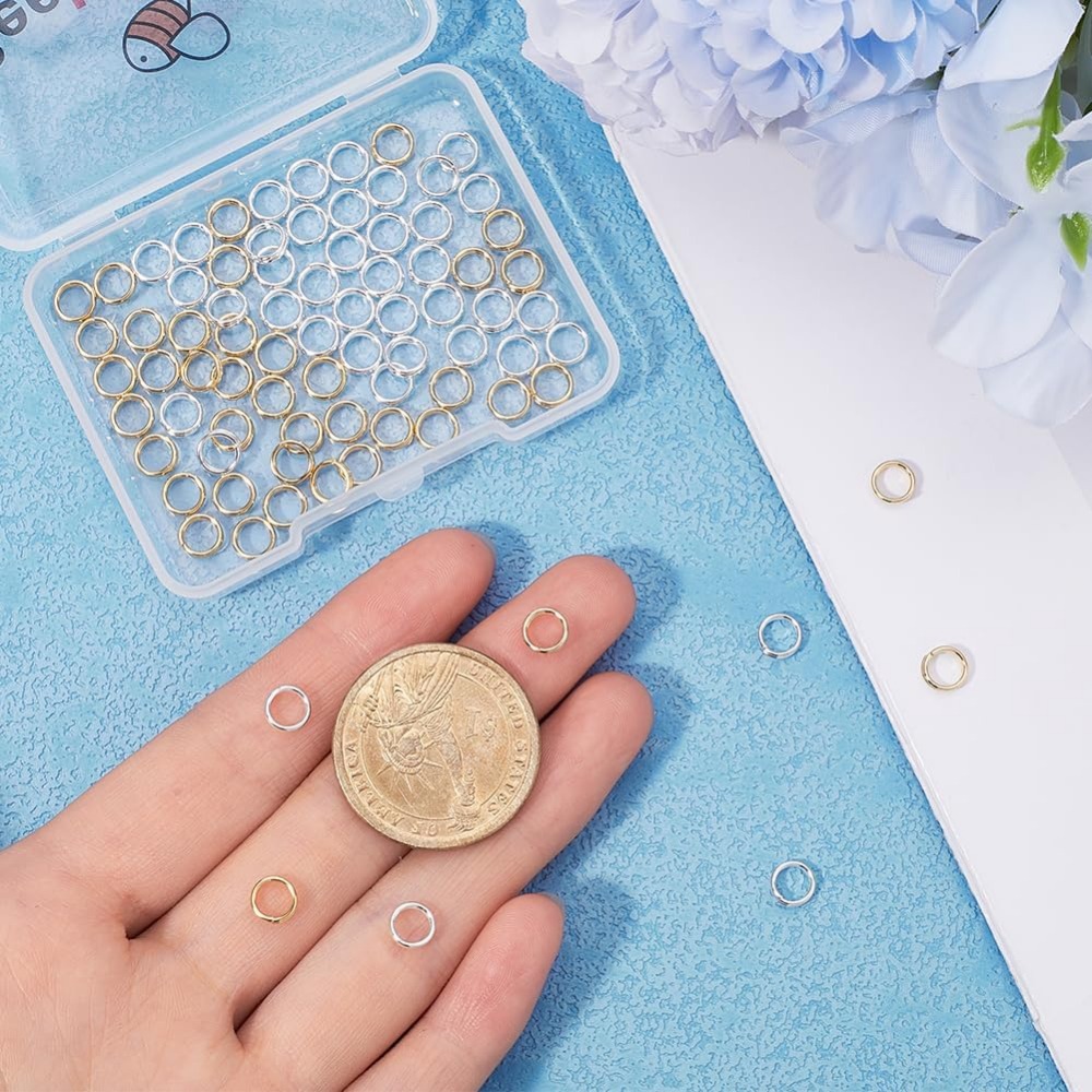 1 Kotak 80 Buah Cincin Lompat  - Gold Plated Ring ulasan dan harga