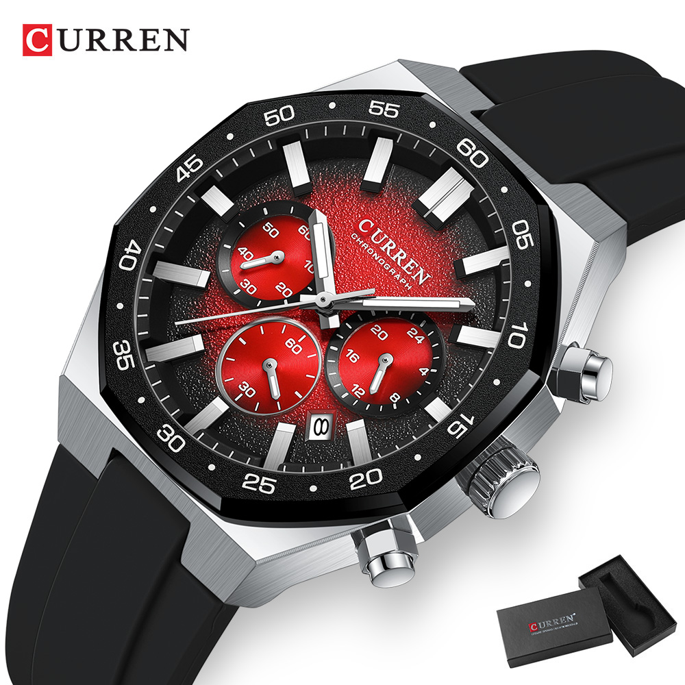 CURREN Jam Tangan Olahraga Pri - Jewellery Watch ulasan dan harga