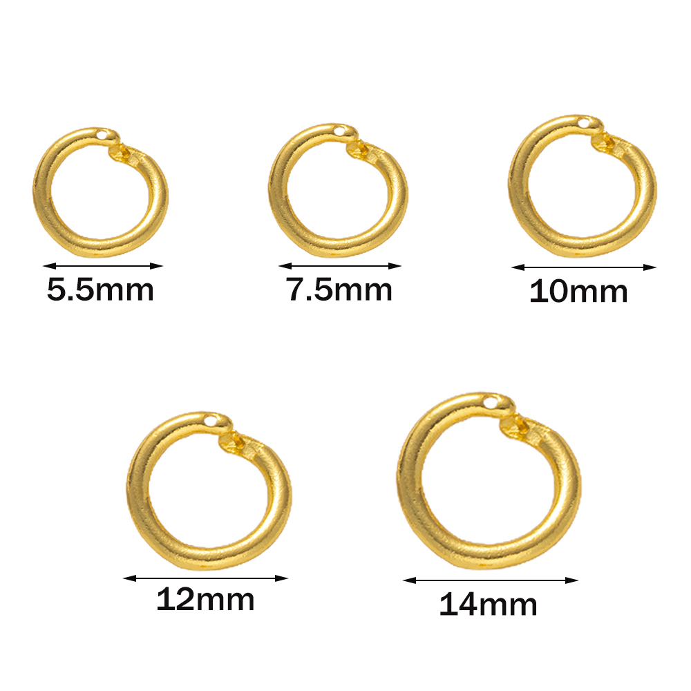 10pcs Cincin Kuningan Berlapis - Gold Plated Ring ulasan dan harga