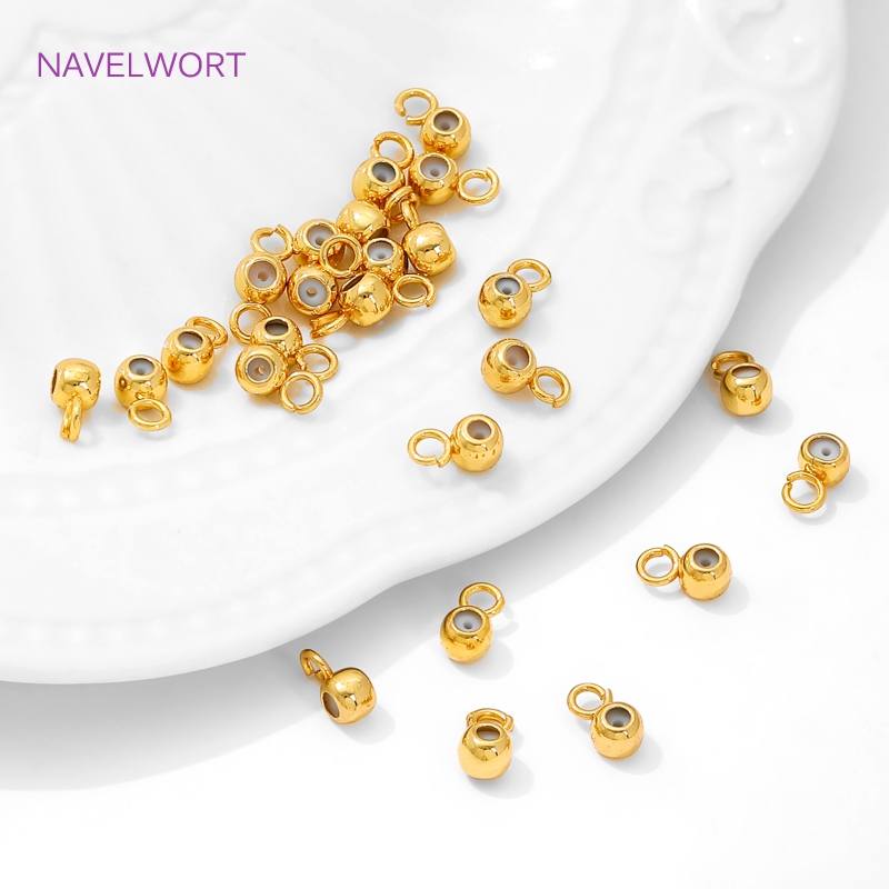 Manik-manik Penyangga Silikon  - Gold Plated Ring ulasan dan harga