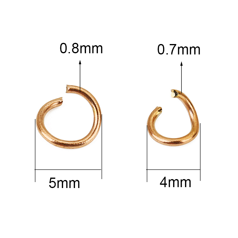 100 pcs Cincin Loncat Baja Ant - Gold Plated Ring ulasan dan harga
