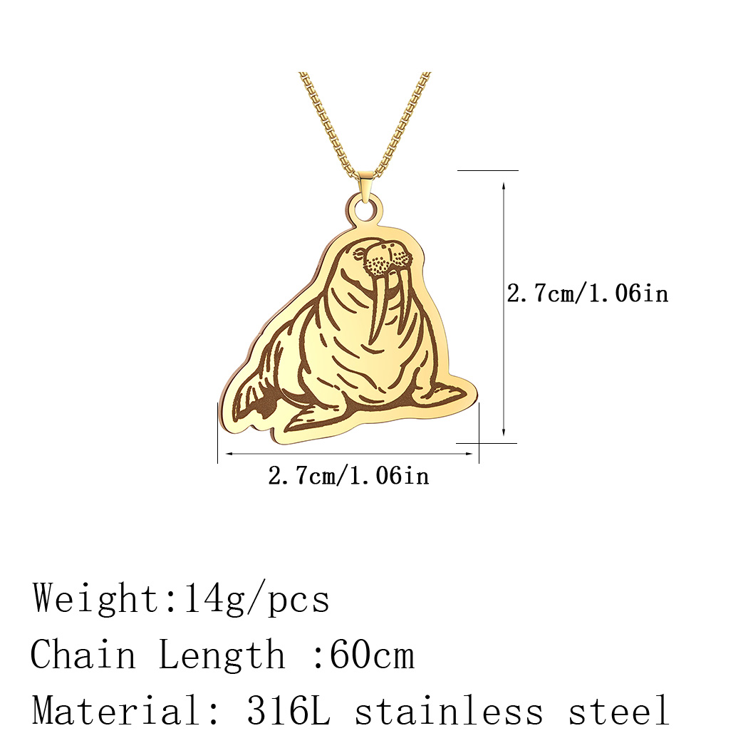 Kalung Chubby Pacific Walrus u - Pacific Jewelry & Watches Los Angeles ulasan dan harga