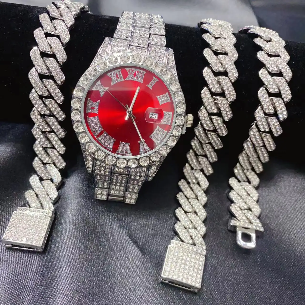 Set Perhiasan Kalung Gelang Ja - Icebox Jewelry Watches ulasan dan harga