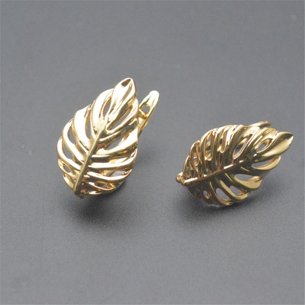 1/2Pcs Pengait Anting Berbentu - Gold Plated Ring ulasan dan harga