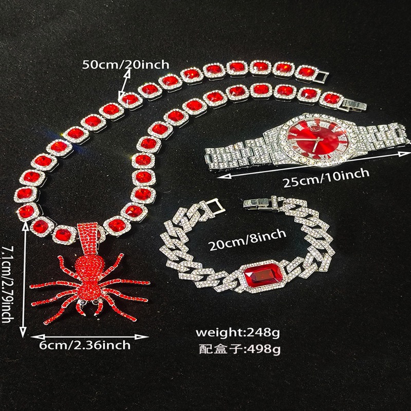 Set Perhiasan Hip Hop untuk Pr - Icebox Jewelry Watches ulasan dan harga