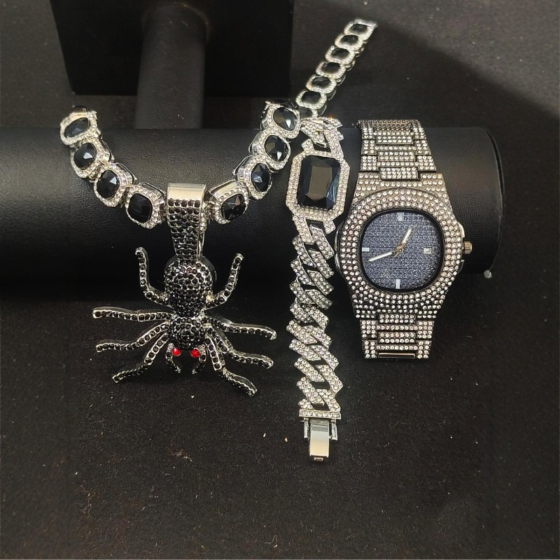 Set Perhiasan Hip Hop untuk Pr - Icebox Jewelry Watches ulasan dan harga